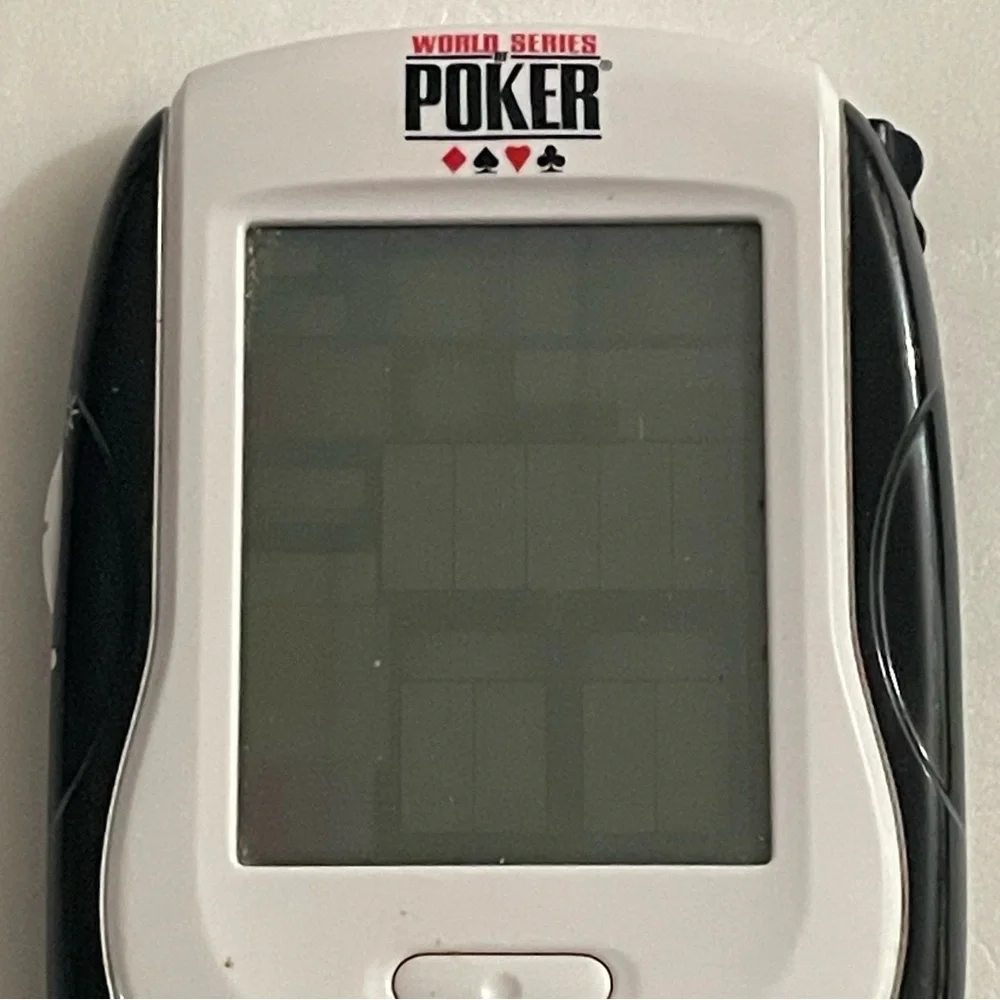 Digital Handheld World Series Poker Game Console